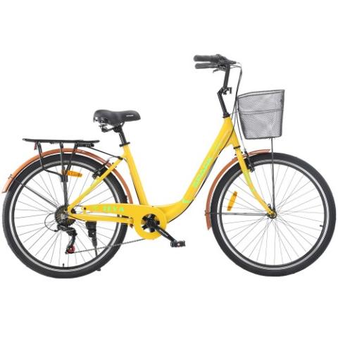 Велосипед SPARK CITY TEYA (колеса - 26", алюмінієва рама - 17") жовтий