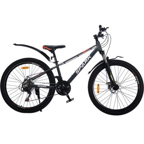 Велосипед SPARK ASTRO (колеса - 26", алюмінієва рама - 13") сірий із темно-сірим
