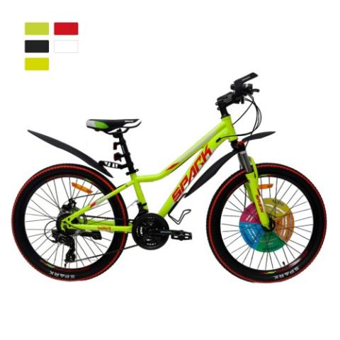 Велосипед SPARK WAVE 12 24 жовтий колеса - 24", сталева рама - 12")