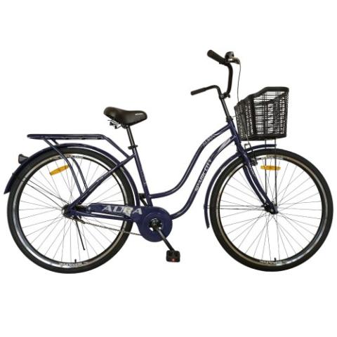 Велосипед SPARK CITY AURA (колеса - 28", сталева рама - 18") з кошиком темно-фіолетовий Велосипед SPARK CITY AURA (колеса - 28", сталева рама - 18") з кошиком темно-фіолетовий