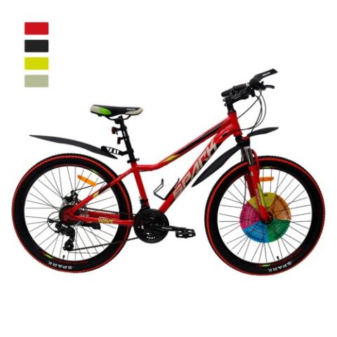 Велосипед SPARK WAVE 14 26 неоновий червоний (колеса - 26", сталева рама - 14")