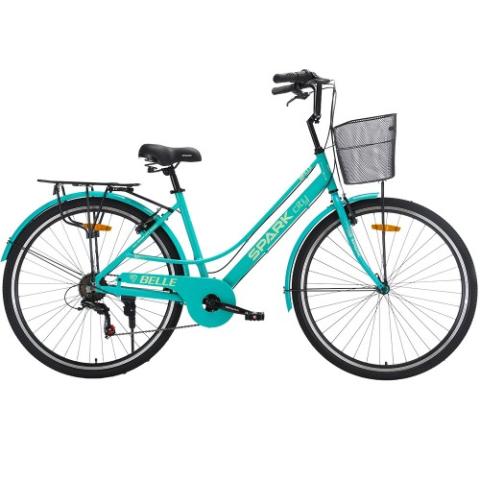 Велосипед SPARK CITY BELLE (колеса - 28", алюмінієва рама - 18") бірюзовий Велосипед SPARK CITY BELLE (колеса - 28", алюмінієва рама - 18") бірюзовий