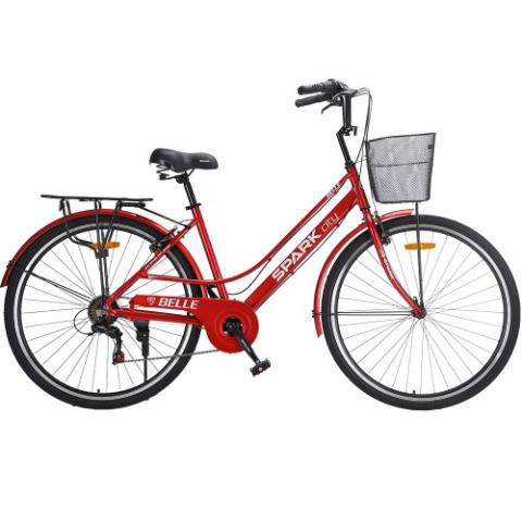 Велосипед SPARK CITY BELLE (колеса - 28", алюмінієва рама - 18") червоний