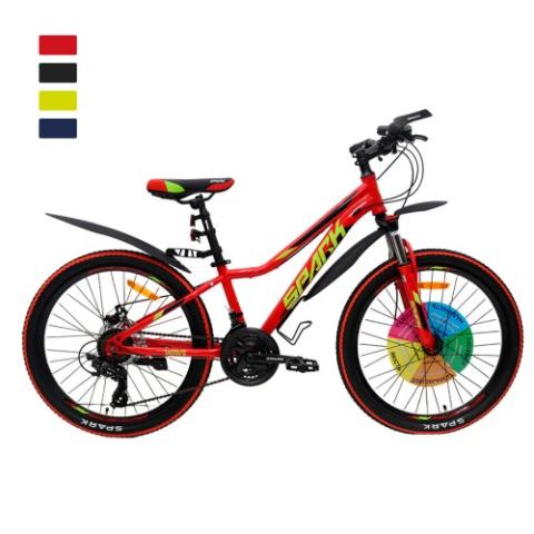 Велосипед SPARK WAVE 12 24 червоний (колеса - 24", сталева рама - 12")