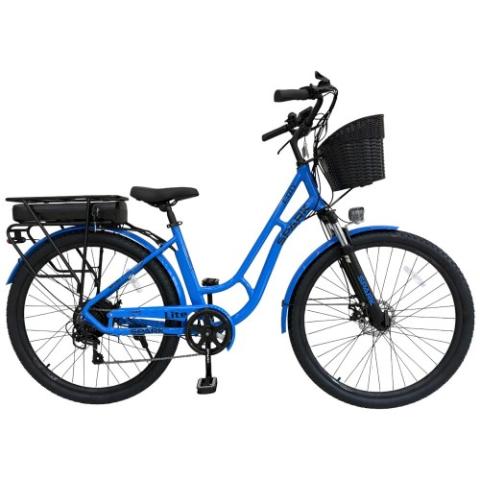 Велосипед з електромотором SPARK E-CITY LITE 18" 48V/500W/12,8Ah синій Велосипед з електромотором SPARK E-CITY LITE 18" 48V/500W/12,8Ah синій