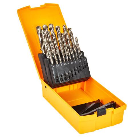 Набір свердел M2 по металу 25 шт. 1–13 мм INGCO Набір свердел M2 по металу 25 шт. 1–13 мм INGCO