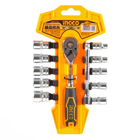 Набір торцевих головок із тріскачкою 1/4 INGCO INDUSTRIAL Набір торцевих головок із тріскачкою 1/4 INGCO INDUSTRIAL