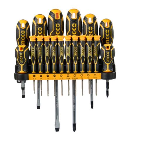 Універсальний набір викруток 18 шт. INGCO INDUSTRIAL Універсальний набір викруток 18 шт. INGCO INDUSTRIAL