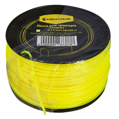 Ліска для тримерів у бухті Кентавр (квадрат) 3,0 мм × 3LB (150 м) Ліска для тримерів у бухті Кентавр (квадрат) 3,0 мм × 3LB (150 м)