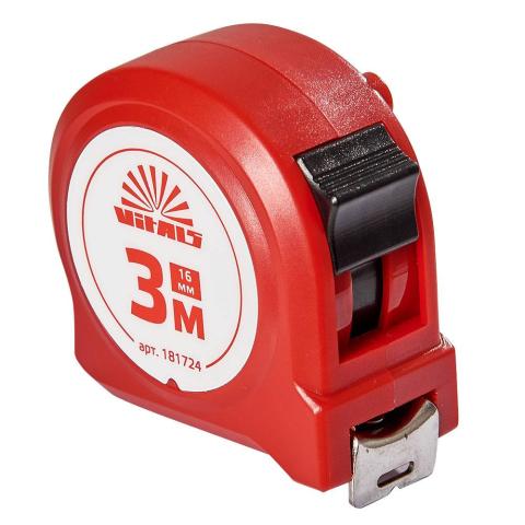 Рулетка 3 м × 16 мм Vitals Рулетка 3 м × 16 мм Vitals