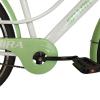 Велосипед SPARK CITY MIRA (колеса - 28", сталева рама - 18") з кошиком білий із зеленим
