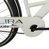 Велосипед SPARK CITY LIRA (колеса - 28", сталева рама - 18") з кошиком молочний