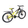 Велосипед SPARK JOY (колеса - 24", сталева рама - 11") чорний з жовтим