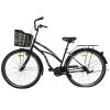Велосипед SPARK CITY VISTA (колеса - 28", сталева рама - 18") із кошиком темно-фіолетовий