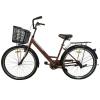 Велосипед SPARK CITY LIRA (колеса - 26", сталева рама - 17") з кошиком коричневий