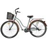 Велосипед SPARK CITY AURA (колеса - 28", сталева рама - 18") з кошиком сірий