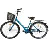 Велосипед SPARK CITY LIRA (колеса - 28", сталева рама - 18") з кошиком світло-синій