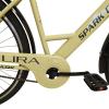 Велосипед SPARK CITY LIRA (колеса - 28", сталева рама - 18") з кошиком світло-бежевий