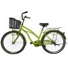 Велосипед SPARK CITY VISTA (колеса - 26", сталева рама - 17") із кошиком салатовий