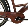 Велосипед SPARK CITY LIRA (колеса - 26", сталева рама - 17") з кошиком коричневий