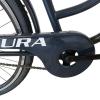 Велосипед SPARK CITY AURA (колеса - 26", сталева рама - 17") з кошиком графітово-синій