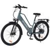 Велосипед з електромотором SPARK E-CITY EASY GO 17" 48V/500W/12,5Ah сіро-оливковий
