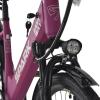 Велосипед з електромотором SPARK E-CITY EASY WAY 18" 48V/500W/12,5Ah фіолетовий матовий