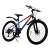 Велосипед SPARK BLINK (колеса - 26", сталева рама - 15") коричневий з синім