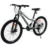 Велосипед SPARK SKADI (колеса - 24", сталева рама - 12") сірий матовий
