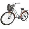 Велосипед SPARK CITY AURA (колеса - 28", сталева рама - 18") з кошиком сірий
