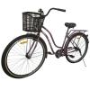 Велосипед SPARK CITY AURA (колеса - 28", сталева рама - 18") з кошиком сливовий