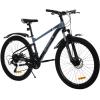 Велосипед SPARK EMBER (колеса – 26", сталева рама – 15") чорний з блакитним