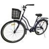 Велосипед SPARK CITY AURA (колеса - 28", сталева рама - 18") з кошиком темно-фіолетовий