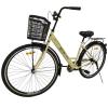 Велосипед SPARK CITY LIRA (колеса - 28", сталева рама - 18") з кошиком світло-бежевий