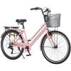 Велосипед SPARK CITY BELLE (колеса - 26", алюмінієва рама - 17") персиковий