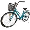 Велосипед SPARK CITY MIRA (колеса - 28", сталева рама - 18") з кошиком бірюзовий