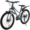 Велосипед SPARK NERO (колеса - 24", сталева рама - 11") темно-бірюзовий