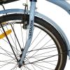 Велосипед SPARK CITY VISTA (колеса - 26", сталева рама - 17") із кошиком блакитний
