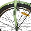 Велосипед SPARK CITY MIRA (колеса - 26", сталева рама - 17") з кошиком світло-салатовий