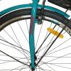Велосипед SPARK CITY MIRA (колеса - 28", сталева рама - 18") з кошиком бірюзовий
