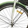 Велосипед SPARK CITY MIRA (колеса - 28", сталева рама - 18") з кошиком білий із зеленим