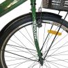 Велосипед SPARK CITY LIRA (колеса - 28", сталева рама - 18") із кошиком зелений